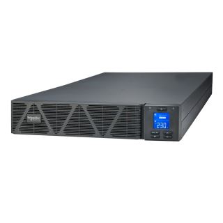 Easy UPS 1 Ph On-Line, 6kVA/6kW, Rackmount 2U, 230V, 1x Hard wire 3-wire(1P+N+E) outlet, Intelligent Card Slot, LCD, No battery, W/O rail kit (SRVSPM6KRI)