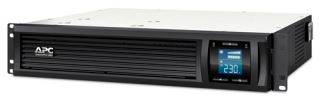 APC Smart-UPS C, Line Interactive, 1000VA/ 600W, Rackmount 2U, 230V, 4x IEC C13 outlets, (SmartConnect port), USB and Serial communication, AVR, Graphic LCD (SMC1000I-2U, SMC1000I-2UC)