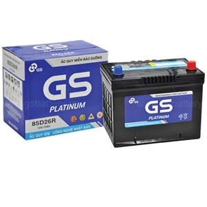 ẮC QUY KHỞI ĐỘNG GS MF 12V-75AH (20HR), 85D26R