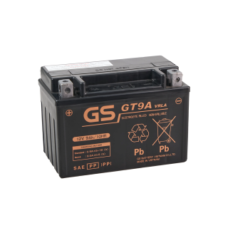 ẮC QUY GS MF 12V 9Ah (10HR), Model: GT9A