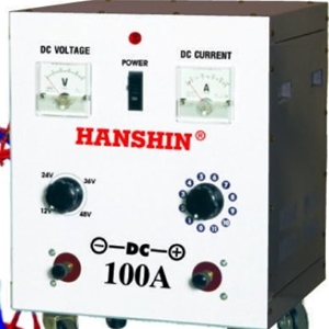MÁY SẠC ẮC QUY HANSHIN 100A_12V-24V-36V-48V, DÂY NHÔM, BIẾN ÁP CÁCH LY