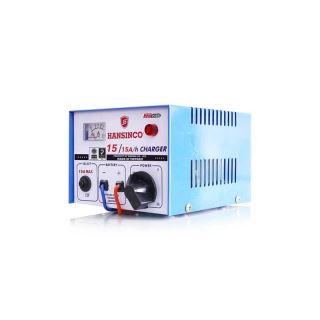 MÁY SẠC ẮC QUY HANSINCO 15A_12VDC DÂY ĐỒNG, BIẾN ÁP CÁCH LY