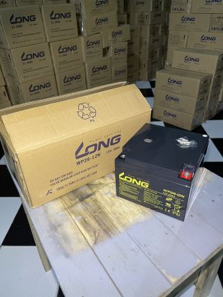 ẮC QUY KÍN KHÍ (VRLA AGM) LONG 12V-26AH (20HR), WP26-12N, F6-M5