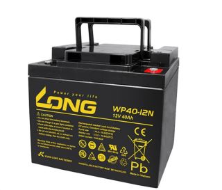 ẮC QUY KÍN KHÍ (VRLA AGM) LONG 12V-40AH (20HR), WP40-12N, F8-M6