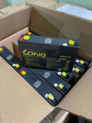 ẮC QUY KÍN KHÍ (VRLA AGM) LONG 6V-7Ah (20HR), WP7-6, F1