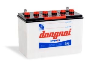 ẮC QUY KHỞI ĐỘNG DONGNAI (HYBRID) 12V-70AH (20HR), N70